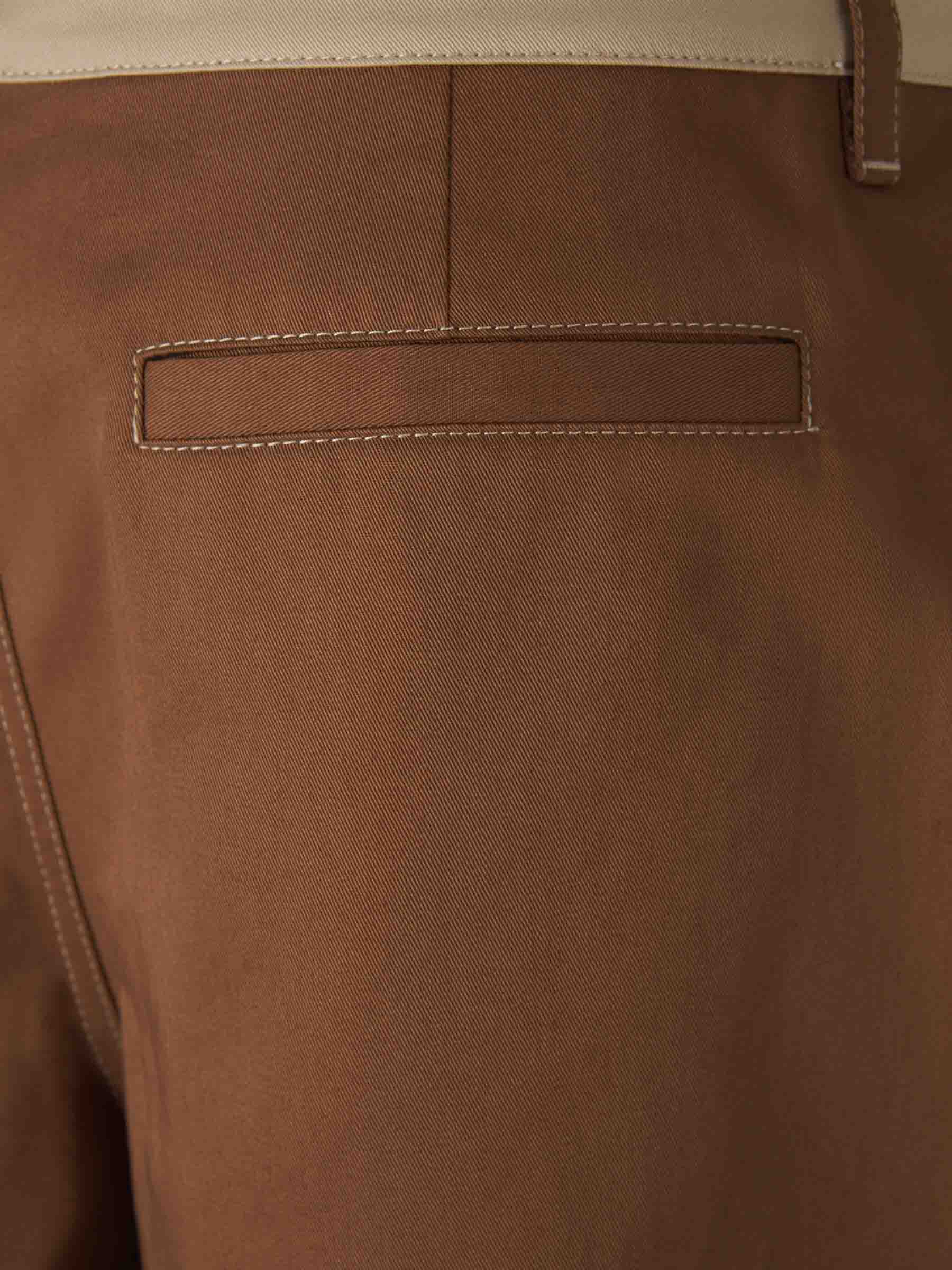 Outlet online Off-White Hombre Pantalones Cargo Bicolor color Marrón Oscuro sku 521-003239 01 - Foto 6
