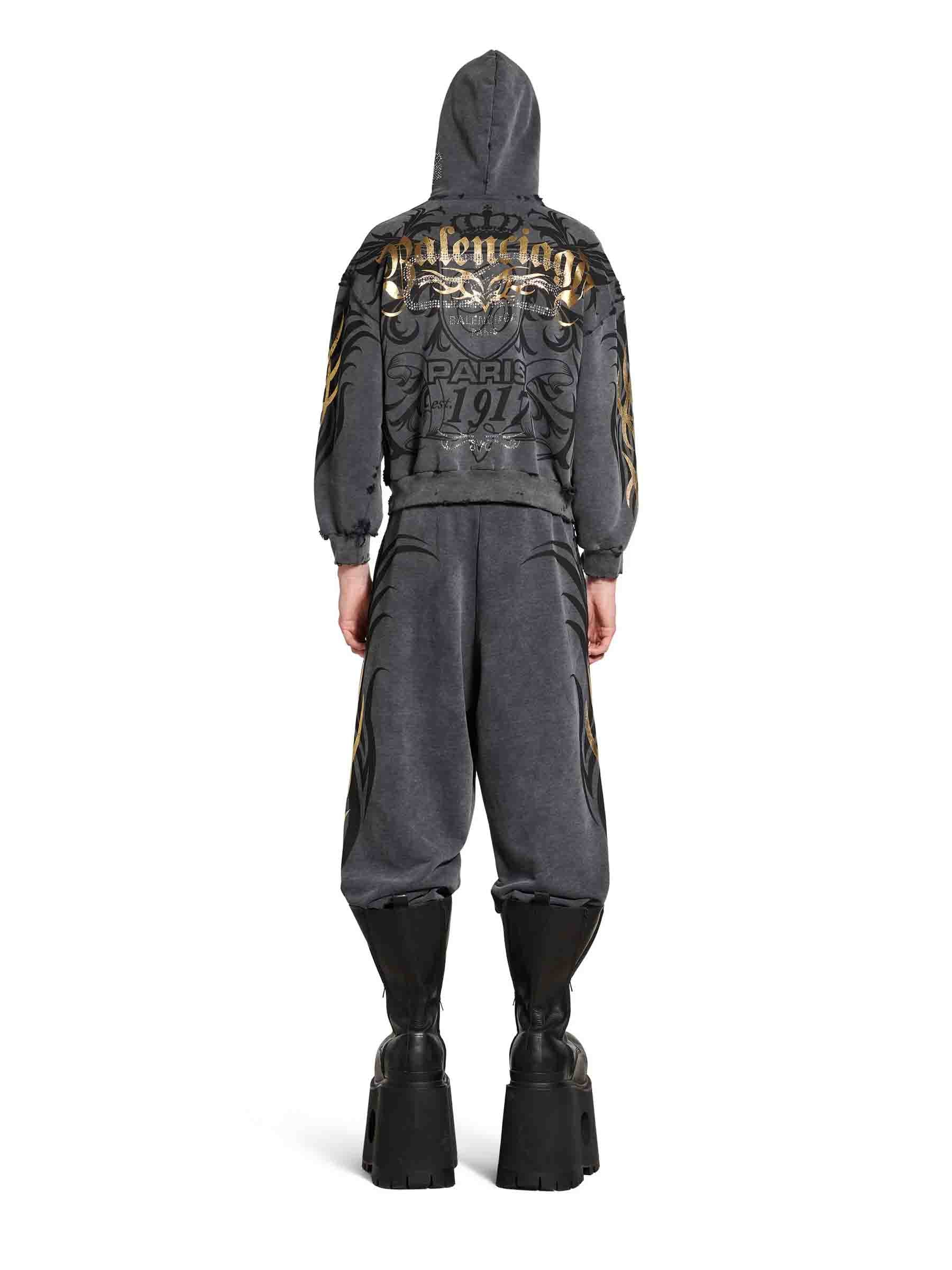Outlet online Balenciaga Hombre Joggers Tacky Gold color Negro sku 521-003252 01 - Foto 3