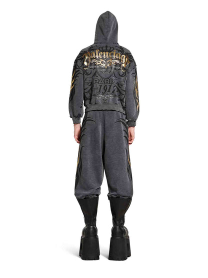 Outlet online Balenciaga Hombre Joggers Tacky Gold color Negro sku 521-003252 01 - Foto 3