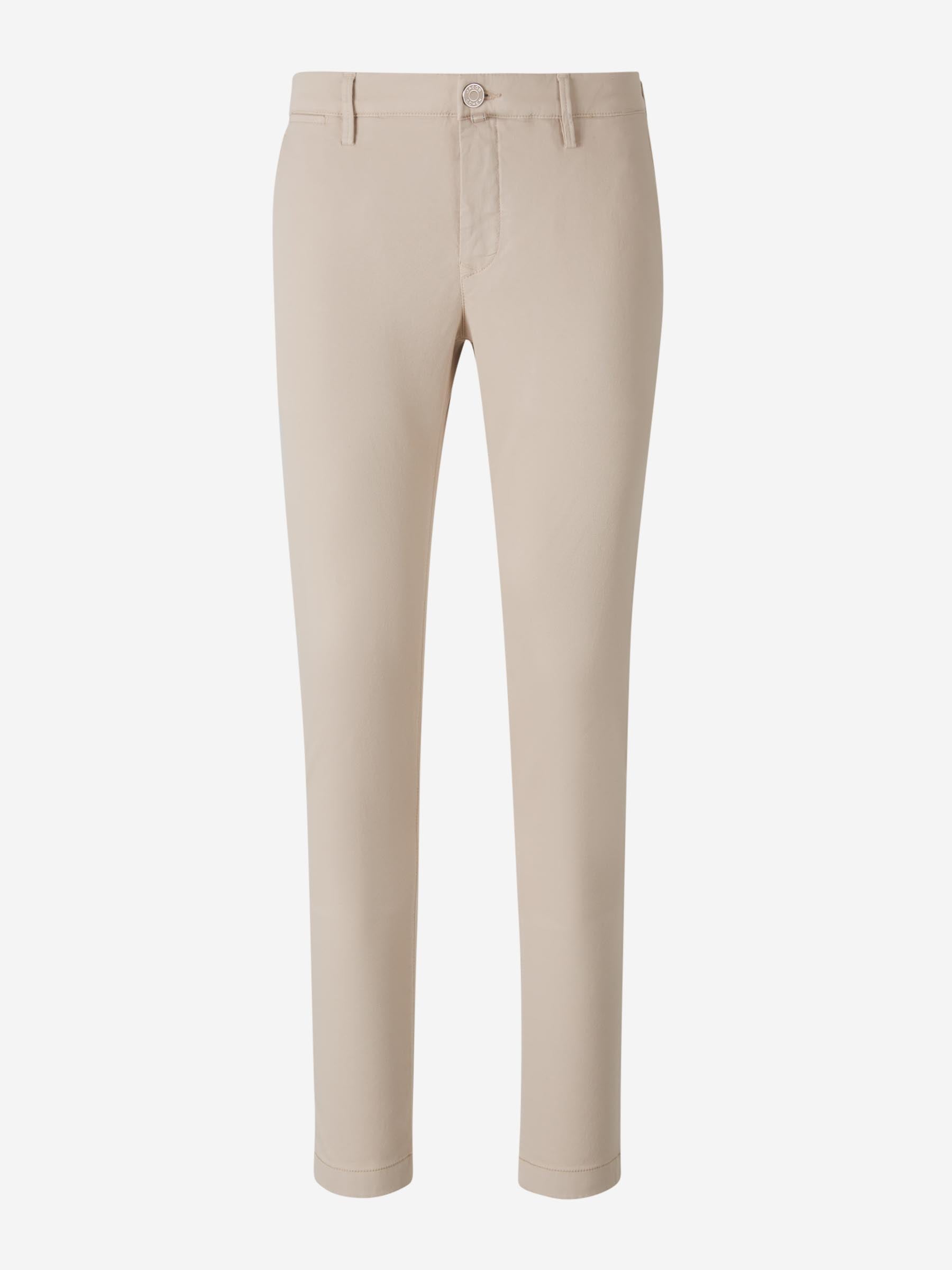 Outlet online Jacob Cohën Hombre Pantalones Chinos Bobby color Beige sku 521-003257 02 - Foto 1