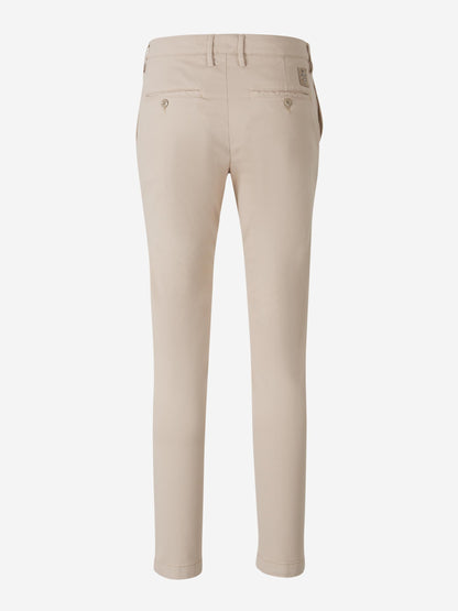 Outlet online Jacob Cohën Hombre Pantalones Chinos Bobby color Beige sku 521-003257 02 - Foto 2