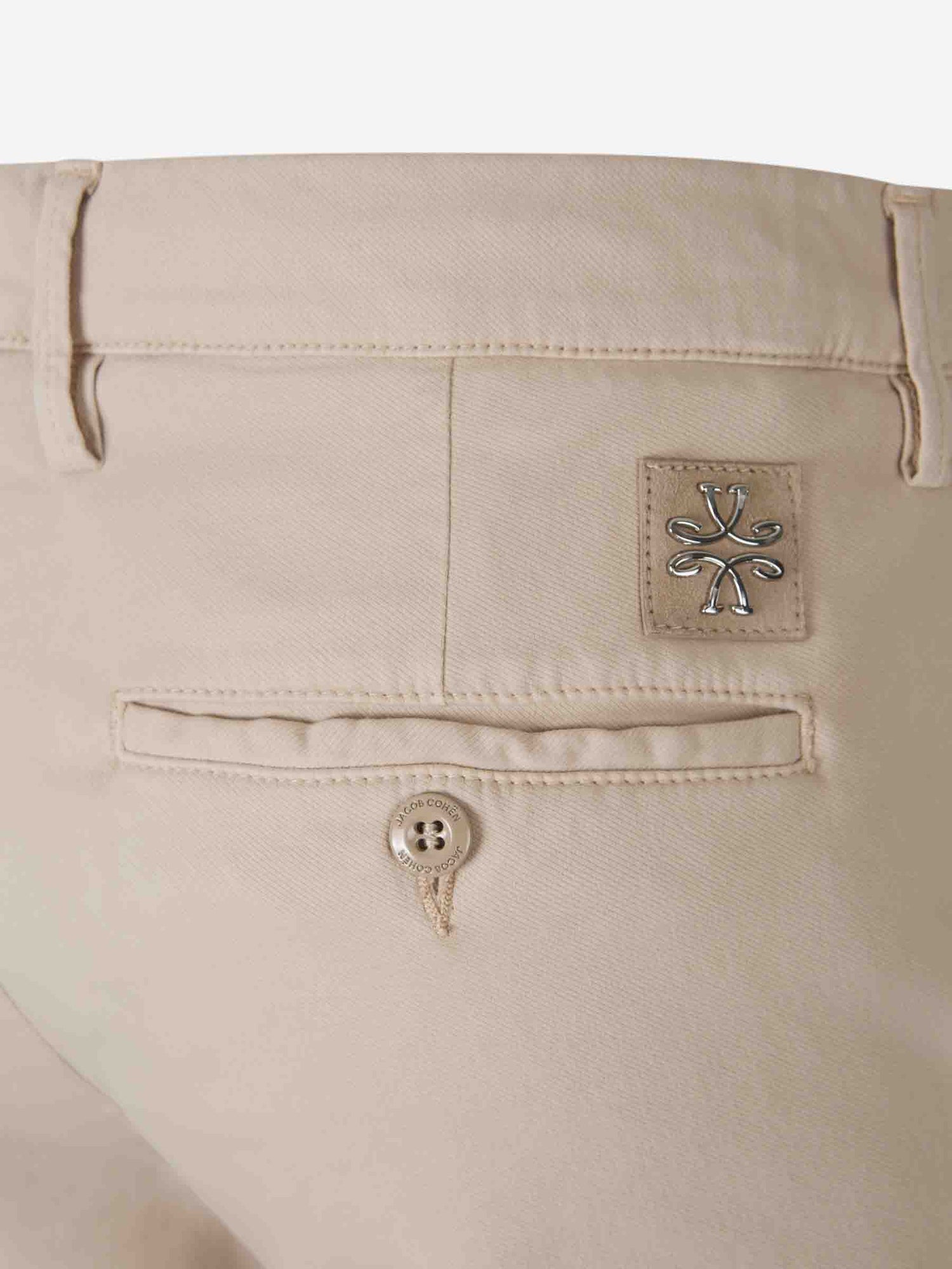 Outlet online Jacob Cohën Hombre Pantalones Chinos Bobby color Beige sku 521-003257 02 - Foto 4