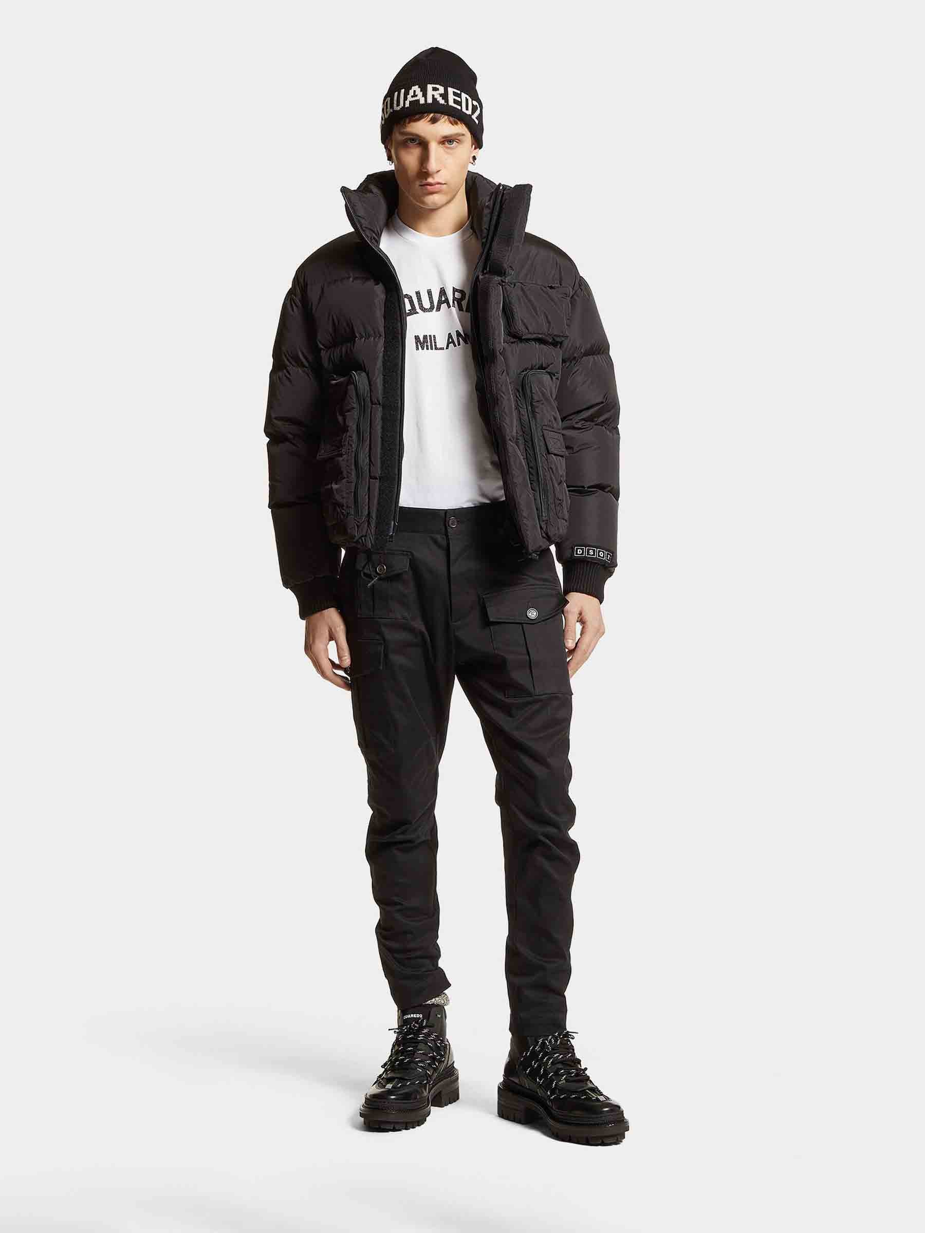Outlet online Dsquared2 Hombre Pantalones Cargo Algodón color Negro sku 521-003268 01 - Foto 2