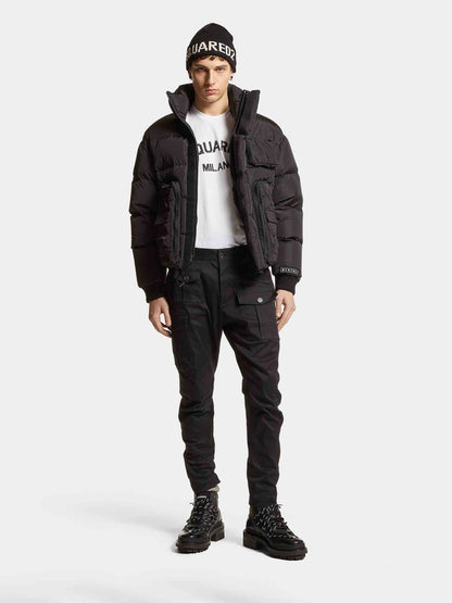 Outlet online Dsquared2 Hombre Pantalones Cargo Algodón color Negro sku 521-003268 01 - Foto 2