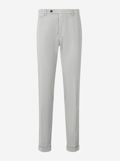 Outlet online Santa Eulalia Hombre Pantalones Formales Algodón color Gris Claro sku 521-003269 05 - Foto 1