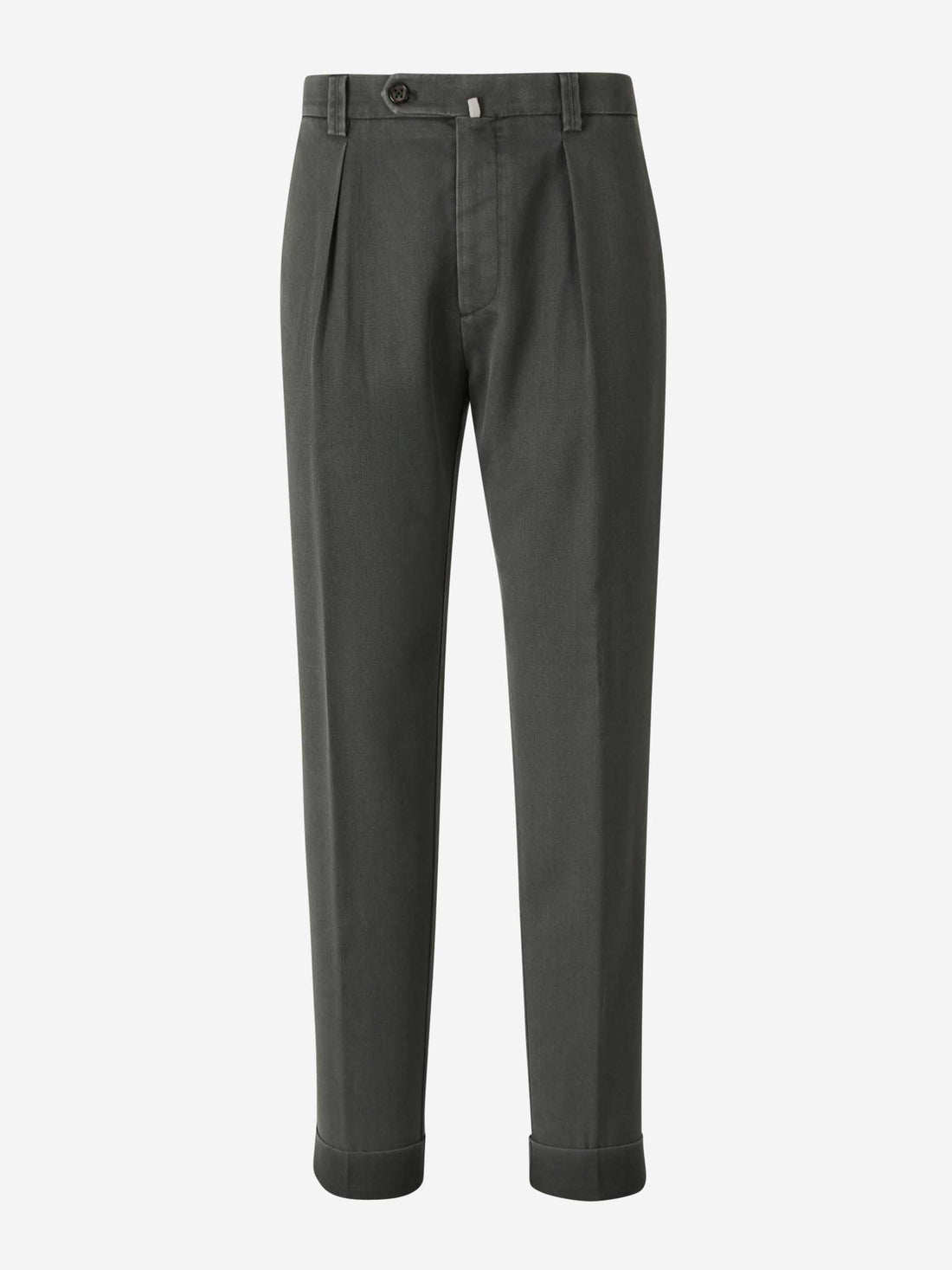 Berwich Hombre Barcelona Pantalones RetroLong Lana color Verde Oscuro sku 521-003274 01 - Foto 1