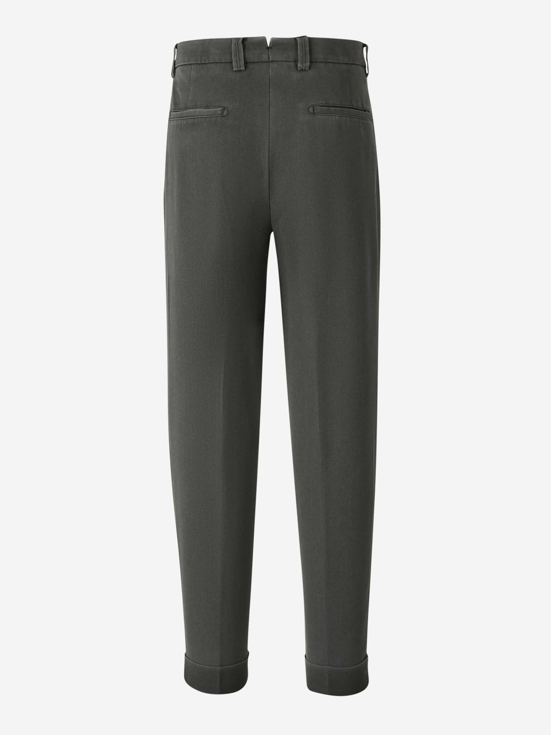 Berwich Hombre Barcelona Pantalones RetroLong Lana color Verde Oscuro sku 521-003274 01 - Foto 2