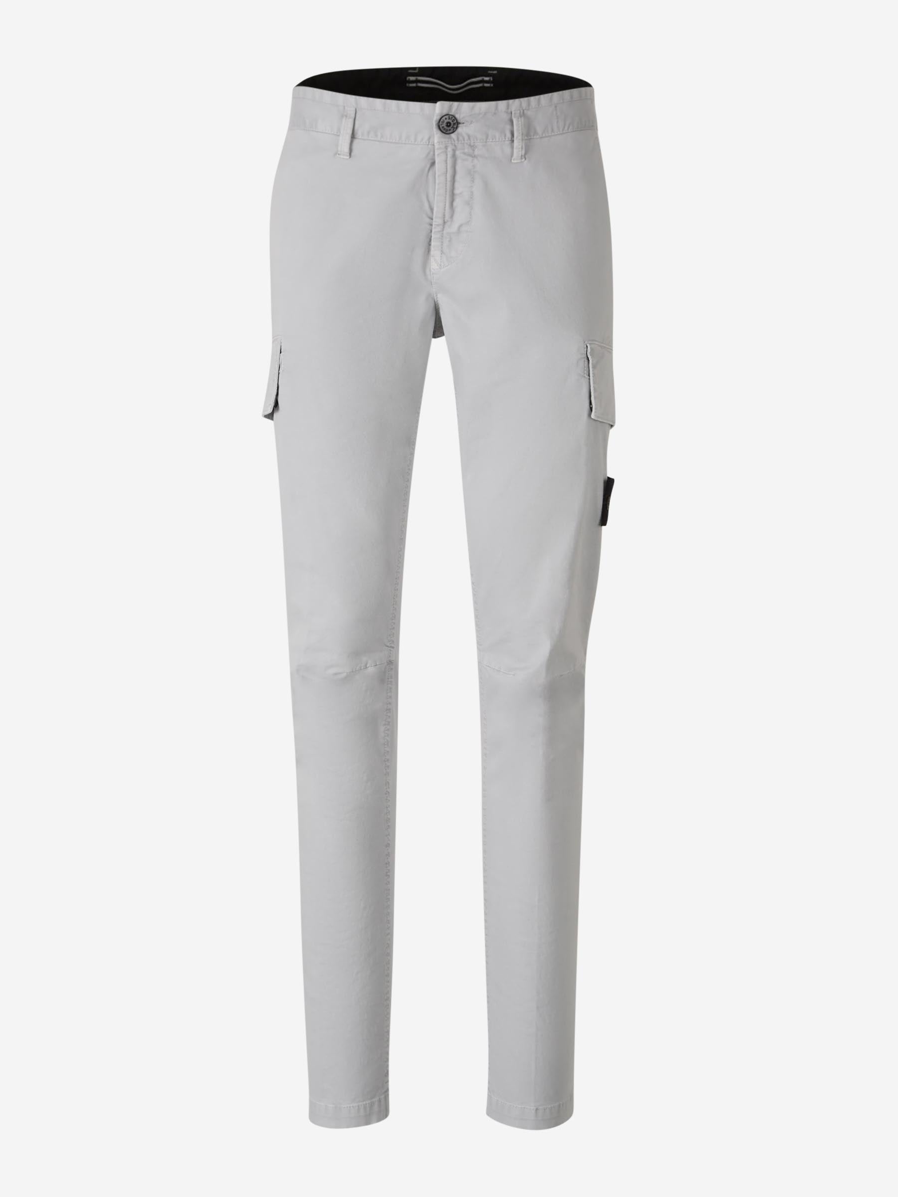 Outlet online Stone Island Hombre Pantalones Cargo Stretch color Gris Claro sku 521-003278 03 - Foto 1