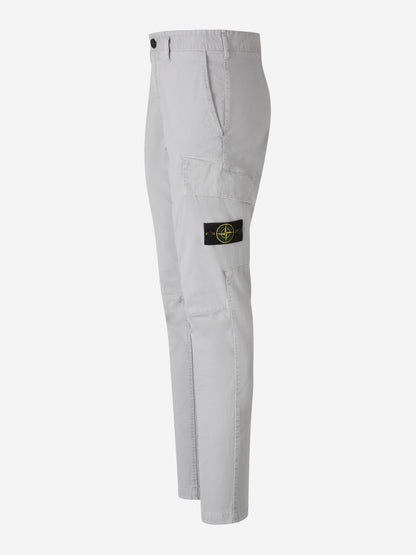 Outlet online Stone Island Hombre Pantalones Cargo Stretch color Gris Claro sku 521-003278 03 - Foto 2
