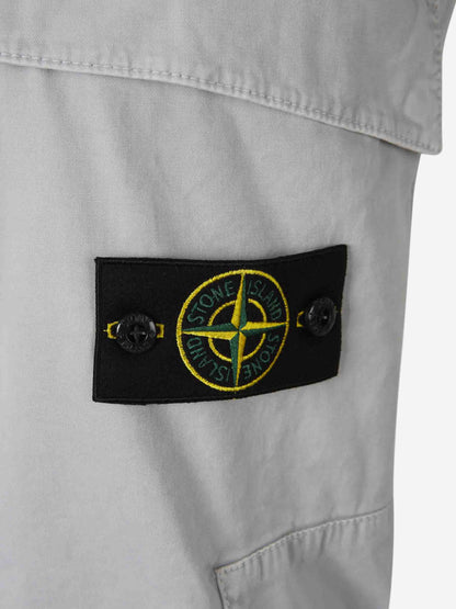 Outlet online Stone Island Hombre Pantalones Cargo Stretch color Gris Claro sku 521-003278 03 - Foto 5