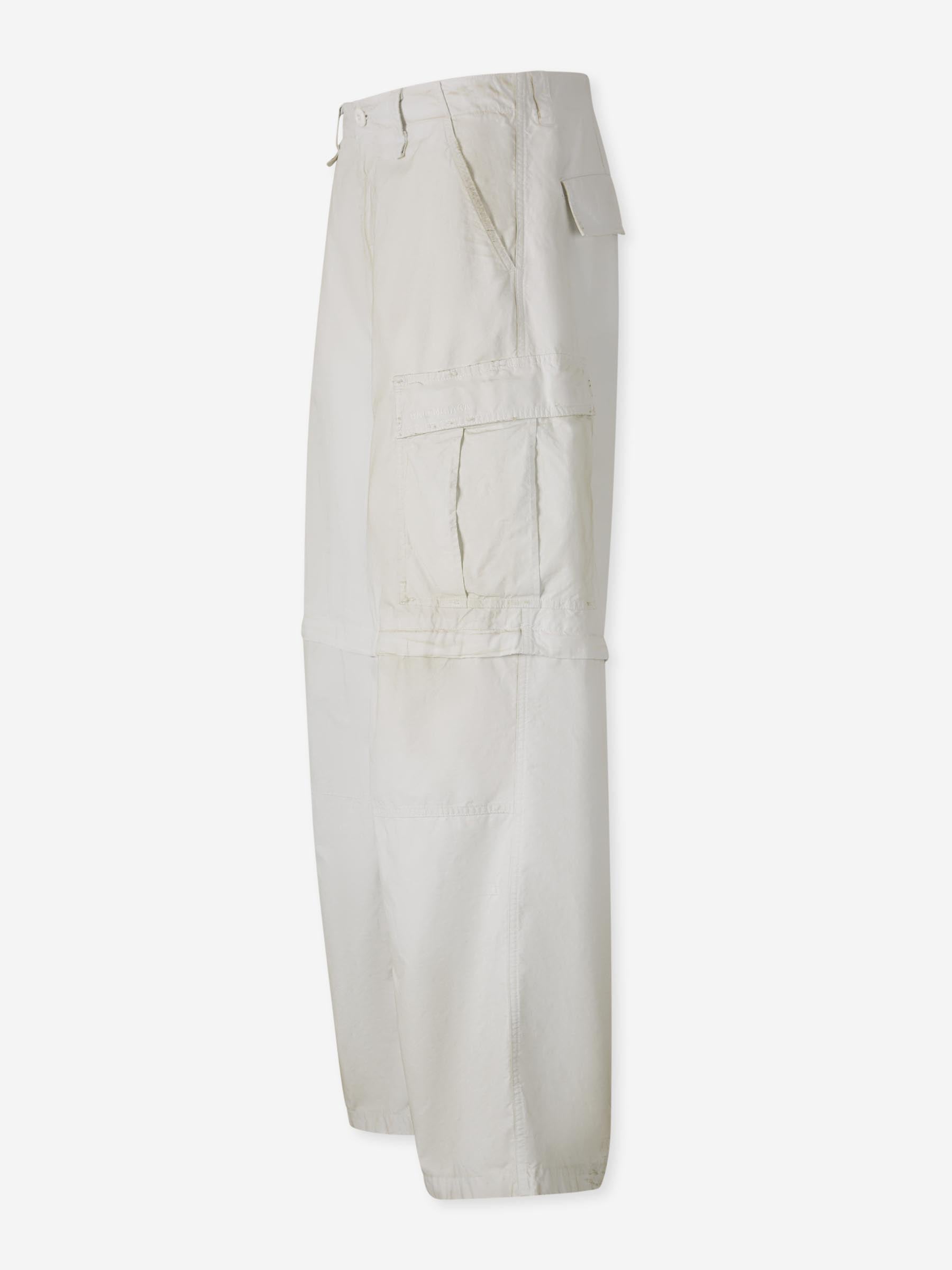 Outlet online Balenciaga Hombre Pantalones Cargo Anchos color Marfil sku 521-003294 01 - Foto 3