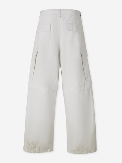 Outlet online Balenciaga Hombre Pantalones Cargo Anchos color Marfil sku 521-003294 01 - Foto 5