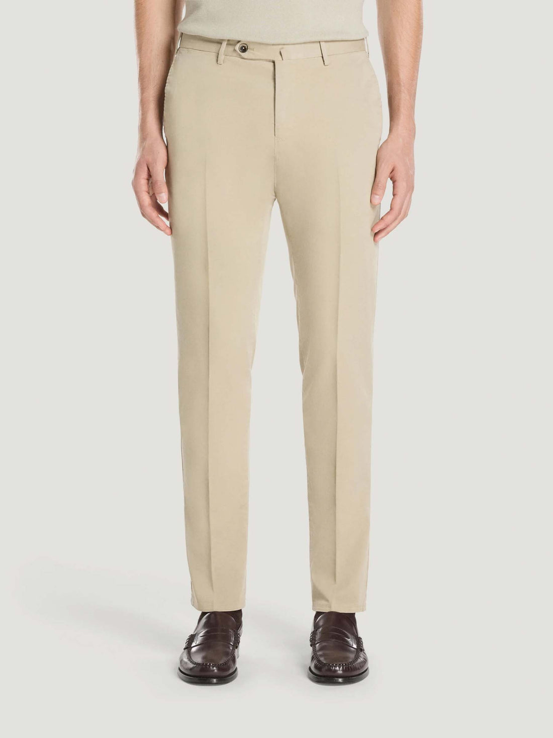 PT Torino Hombre Barcelona Pantalones Chinos Slim color Taupe sku 521-003301 02 - Foto 2
