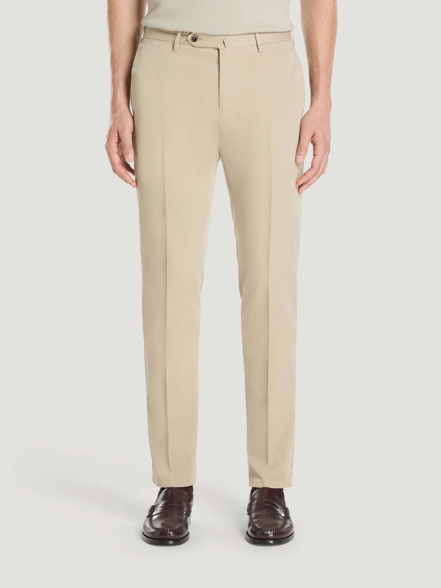 PT Torino Hombre Barcelona Pantalones Chinos Slim color Taupe sku 521-003301 02 - Foto 2