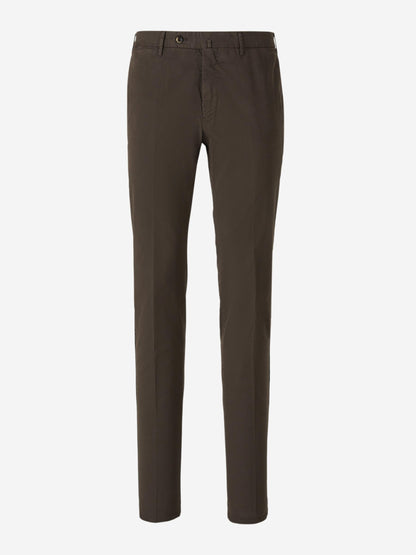 PT Torino Hombre Barcelona Pantalones Chinos Slim color Marrón Oscuro sku 521-003301 04 - Foto 1