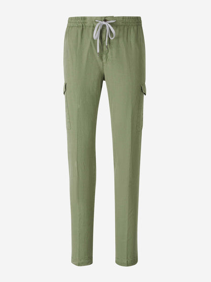 Outlet online PT Torino Hombre Pantalones Cargo Algodón color Verde sku 521-003302 02 - Foto 1