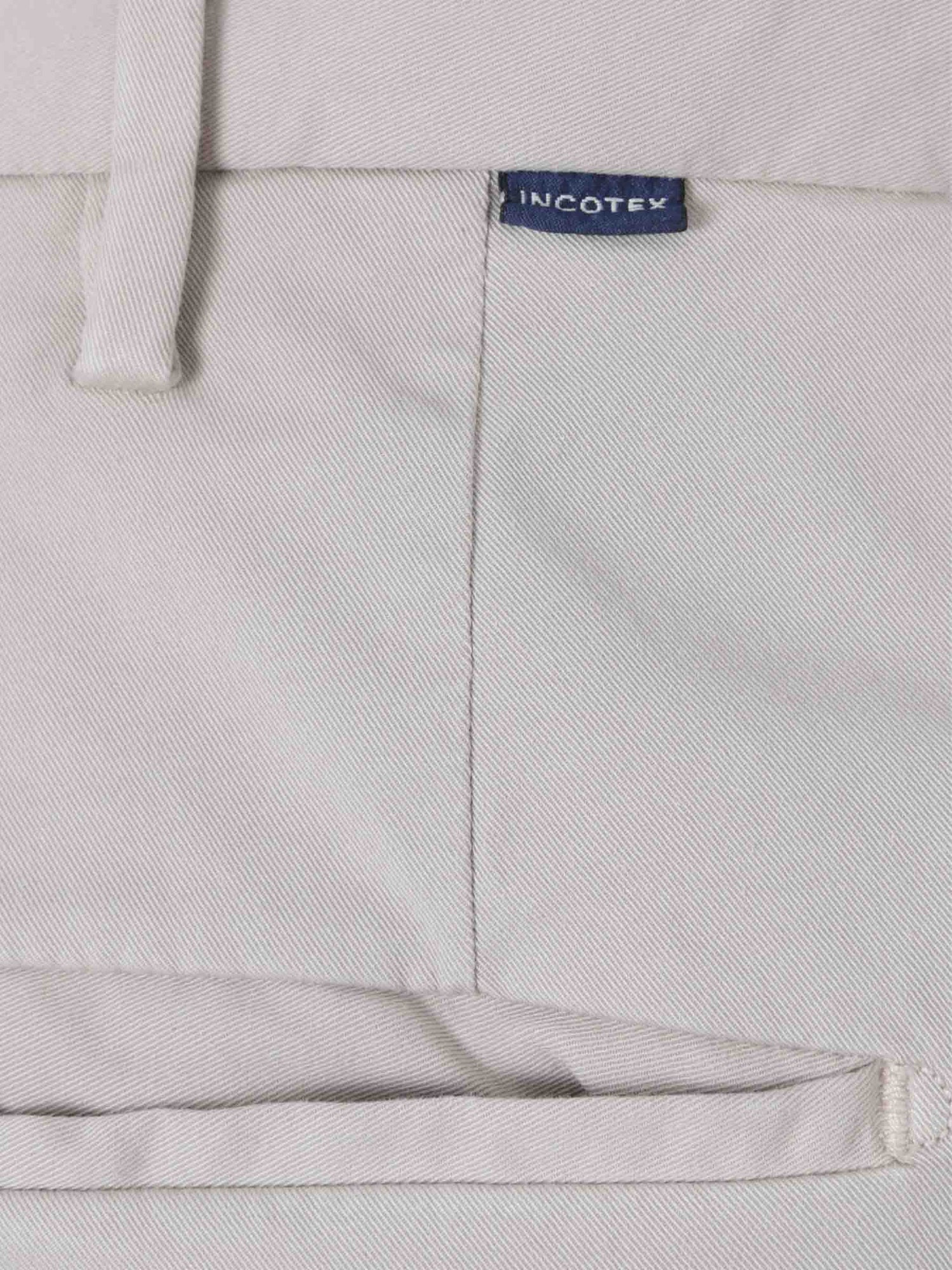 Outlet online Incotex Hombre Pantalones Chinos Algodón color Beige sku 521-003306 03 - Foto 3