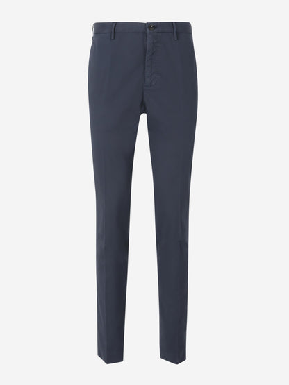 Incotex Hombre Barcelona Pantalones Chinos Algodón color Azul Marino sku 521-003306 04 - Foto 1
