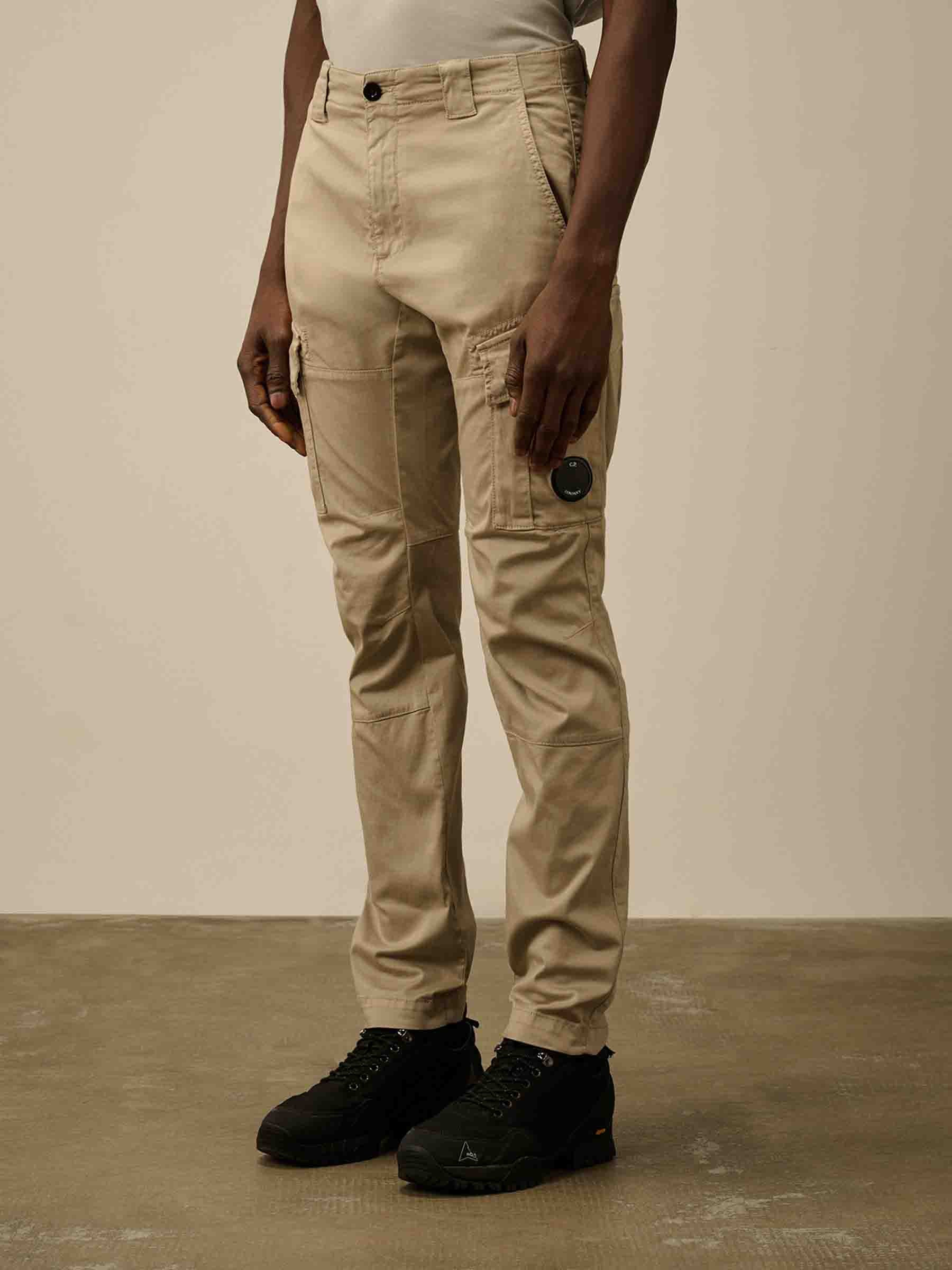 Outlet online C.P. Company Hombre Pantalones Cargo Algodón color Taupe sku 521-003309 01 - Foto 2