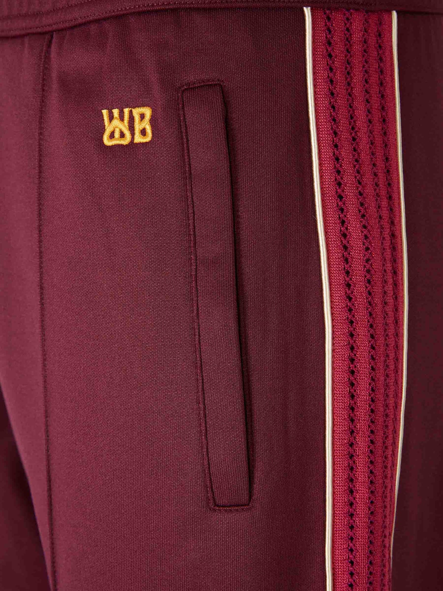 Outlet online Wales Bonner Hombre Pantalón Casual color Burdeos sku 521-003343 01 - Foto 4
