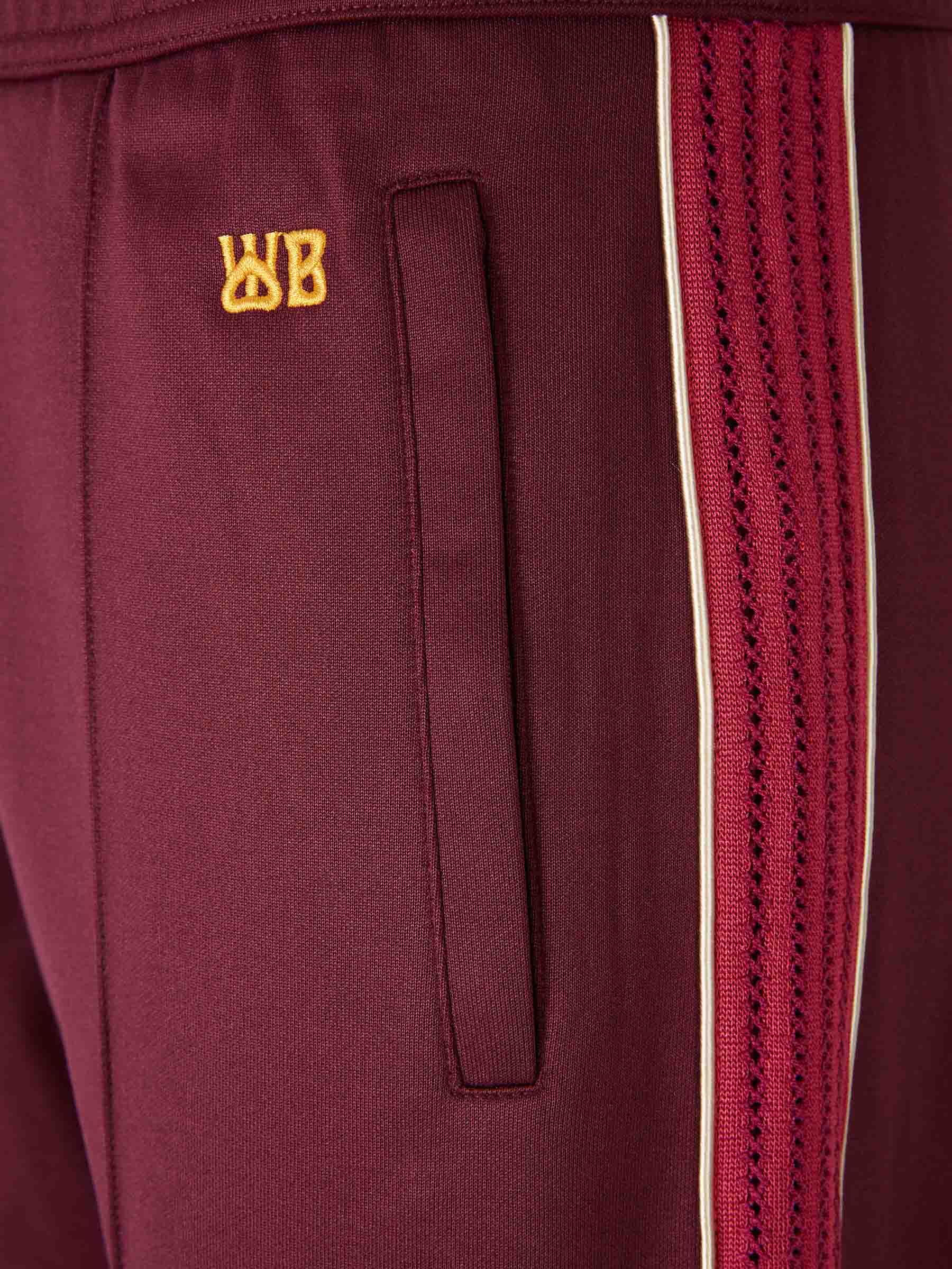 Outlet online Wales Bonner Hombre Pantalón Casual color Burdeos sku 521-003343 01 - Foto 4