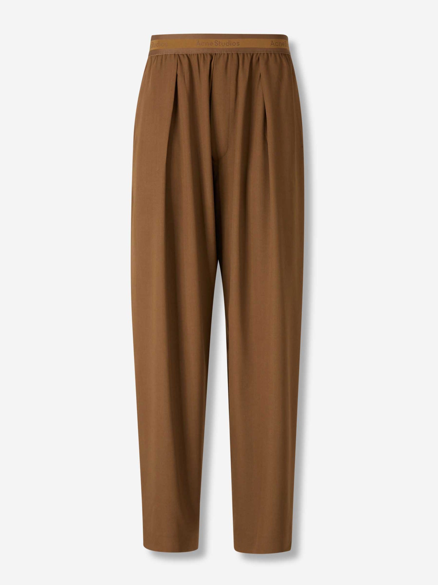 Outlet online Acne Studios Hombre Pantalones Anchos Lana color Marrón sku 521-003359 01 - Foto 1