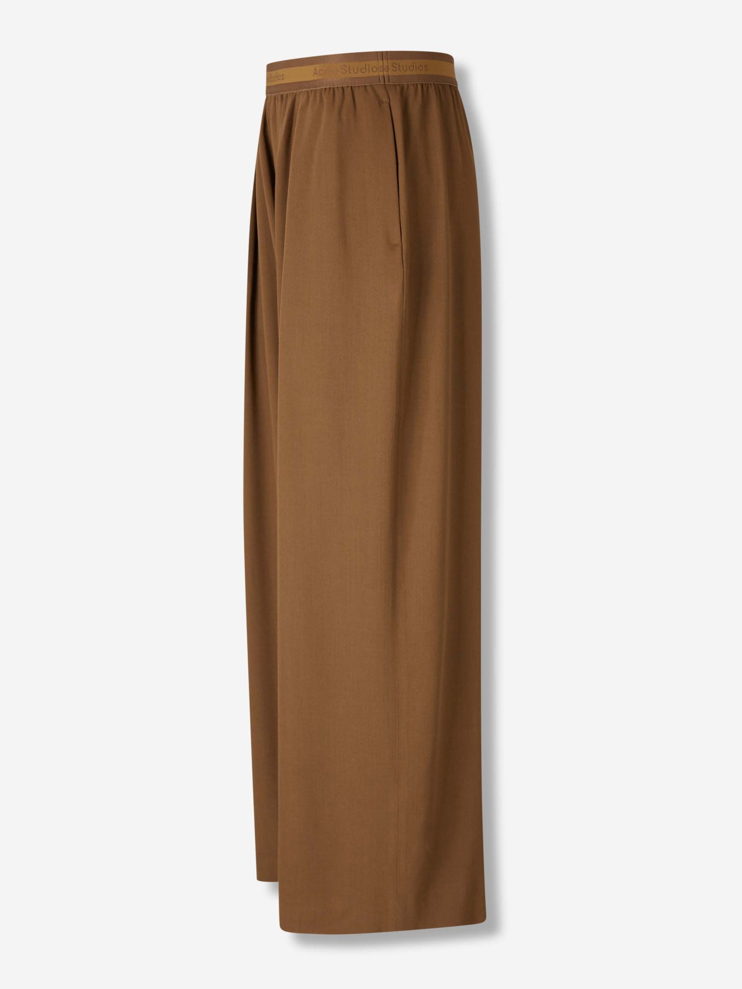 Outlet online Acne Studios Hombre Pantalones Anchos Lana color Marrón sku 521-003359 01 - Foto 2