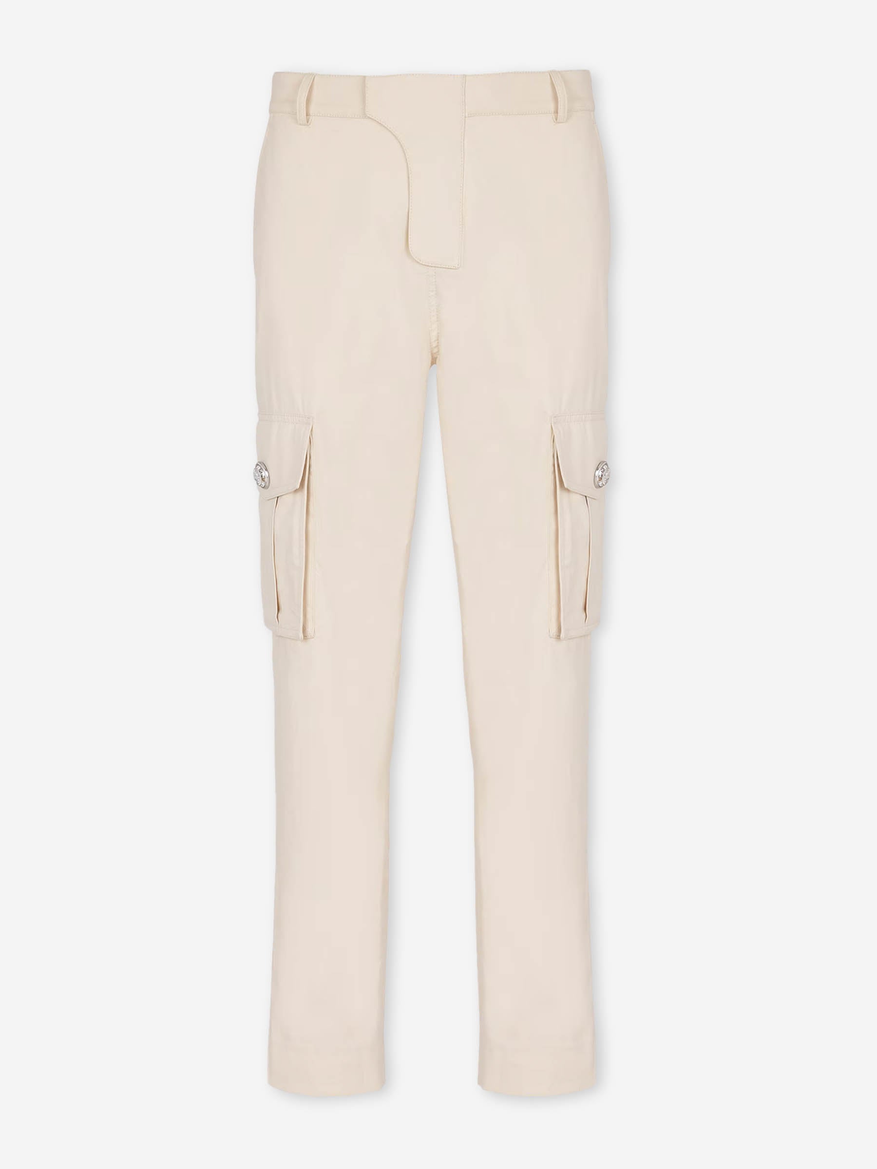 Outlet online Balmain Hombre Pantalones Cargo Algodón color Beige sku 521-003360 01 - Foto 1