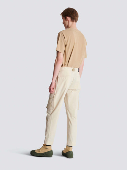 Outlet online Balmain Hombre Pantalones Cargo Algodón color Beige sku 521-003360 01 - Foto 4