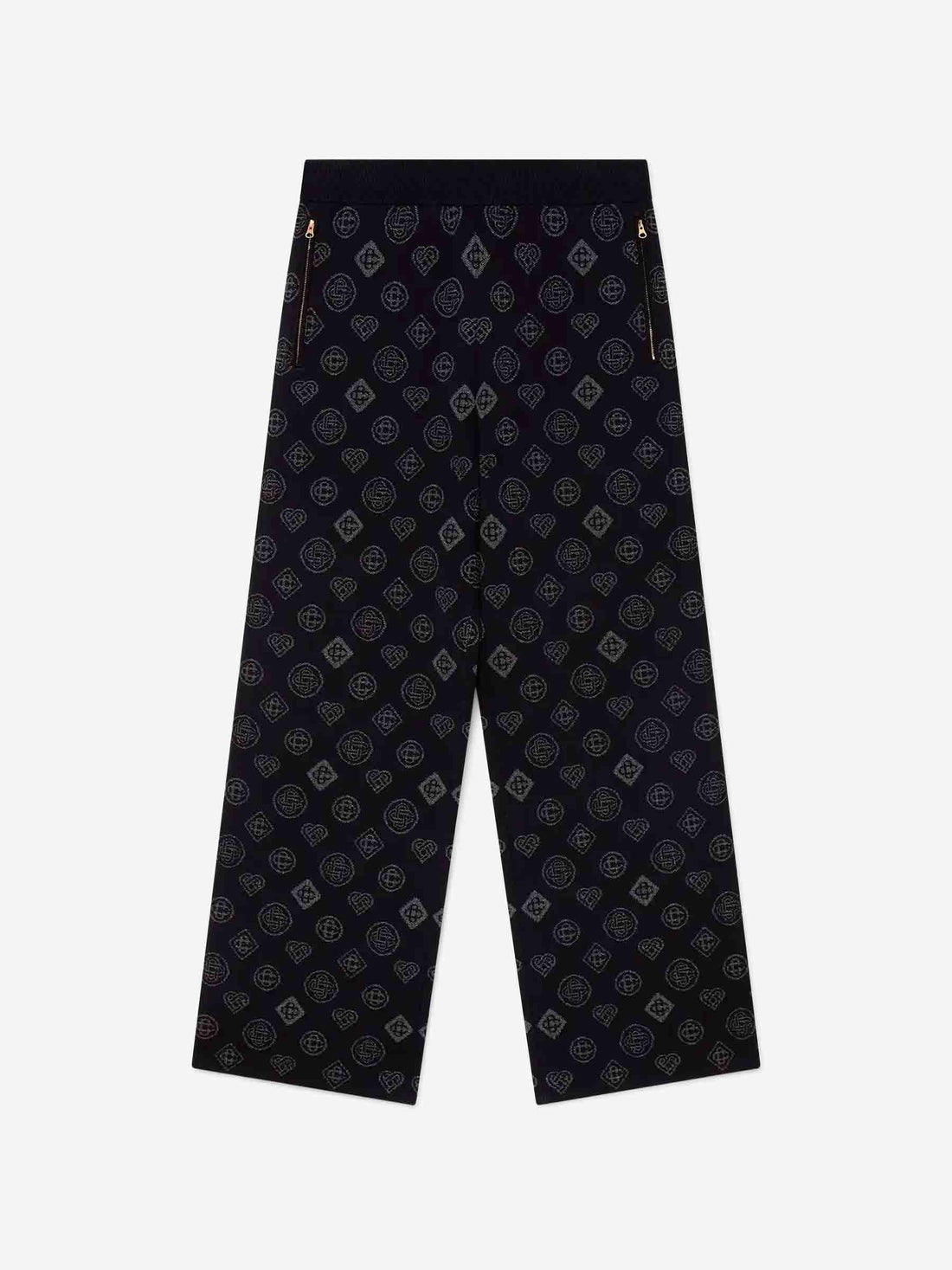 Outlet online Casablanca Hombre Pantalones Punto Monograma color Negro sku 521-003371 01 - Foto 1