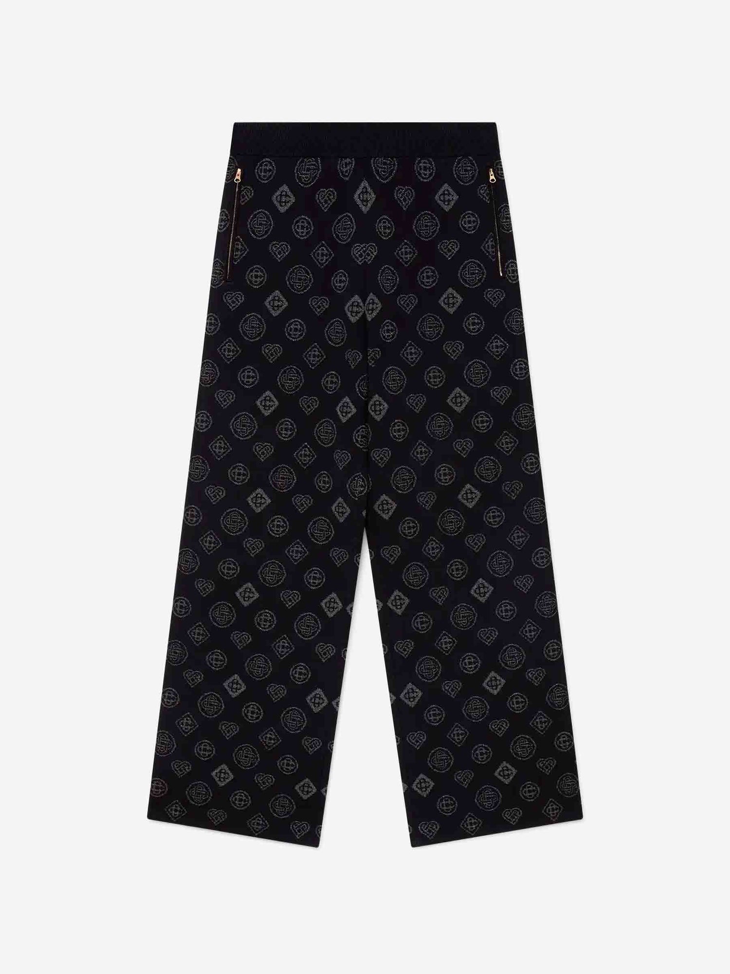 Outlet online Casablanca Hombre Pantalones Punto Monograma color Negro sku 521-003371 01 - Foto 1