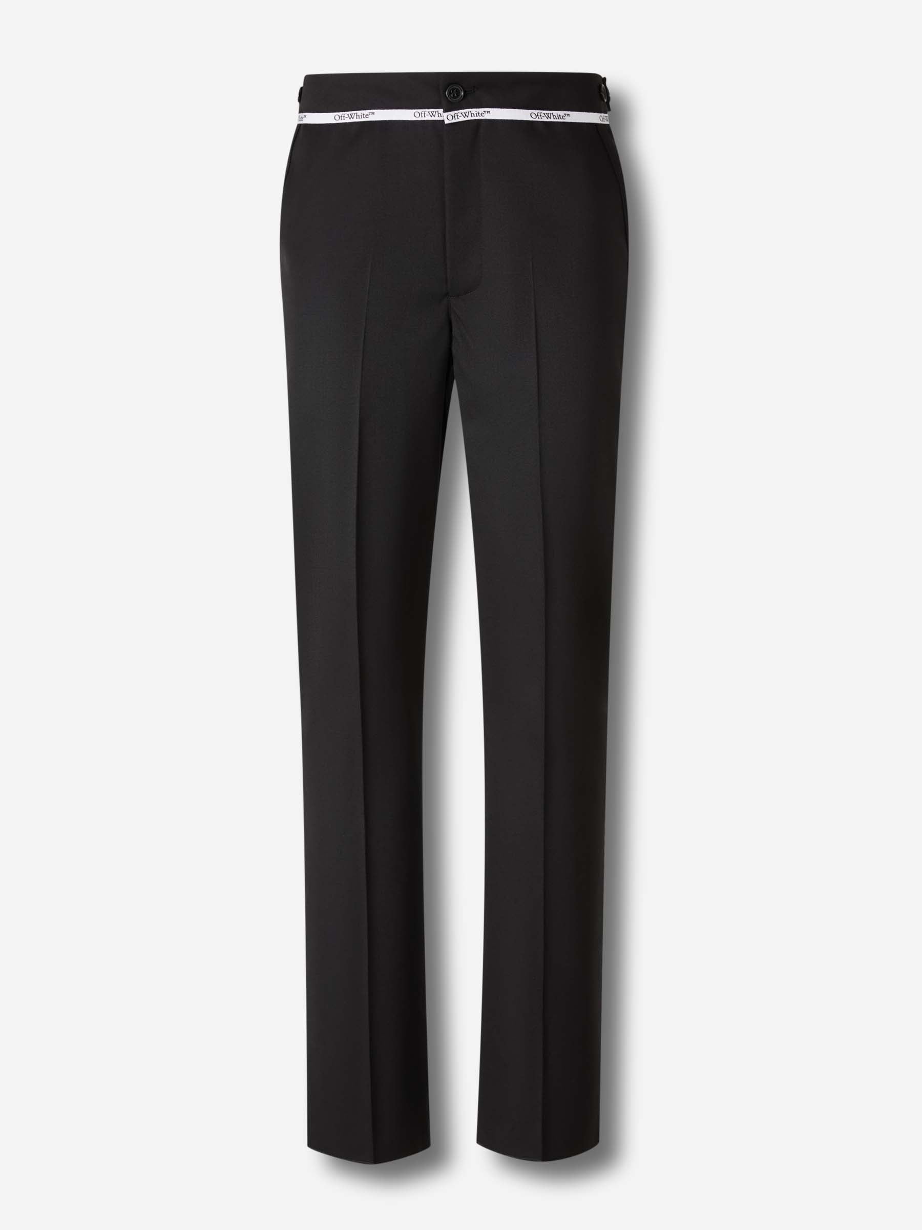 Outlet online Off-White Hombre Pantalones Rectos Lana color Negro sku 521-003376 01 - Foto 1