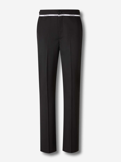 Outlet online Off-White Hombre Pantalones Rectos Lana color Negro sku 521-003376 01 - Foto 1