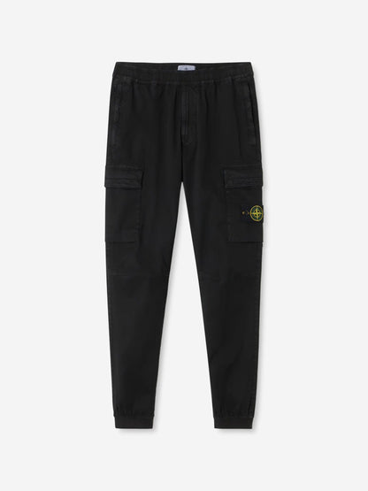 Outlet online Stone Island Hombre Pantalones Cargo Stretch color Negro sku 521-003378 03 - Foto 1