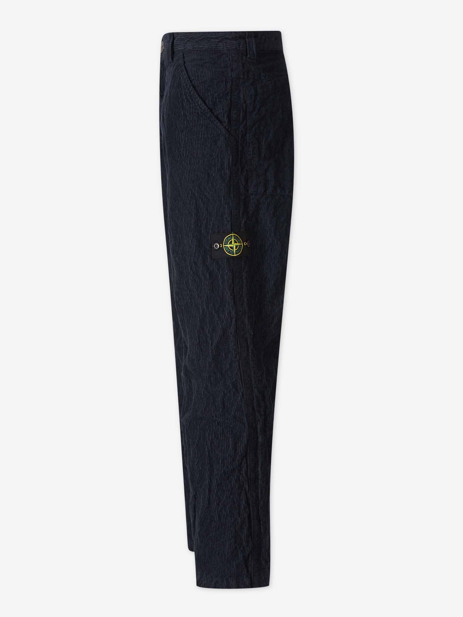 Outlet online Stone Island Hombre Pantalones Pana Rectos color Azul Noche sku 521-003385 01 - Foto 2