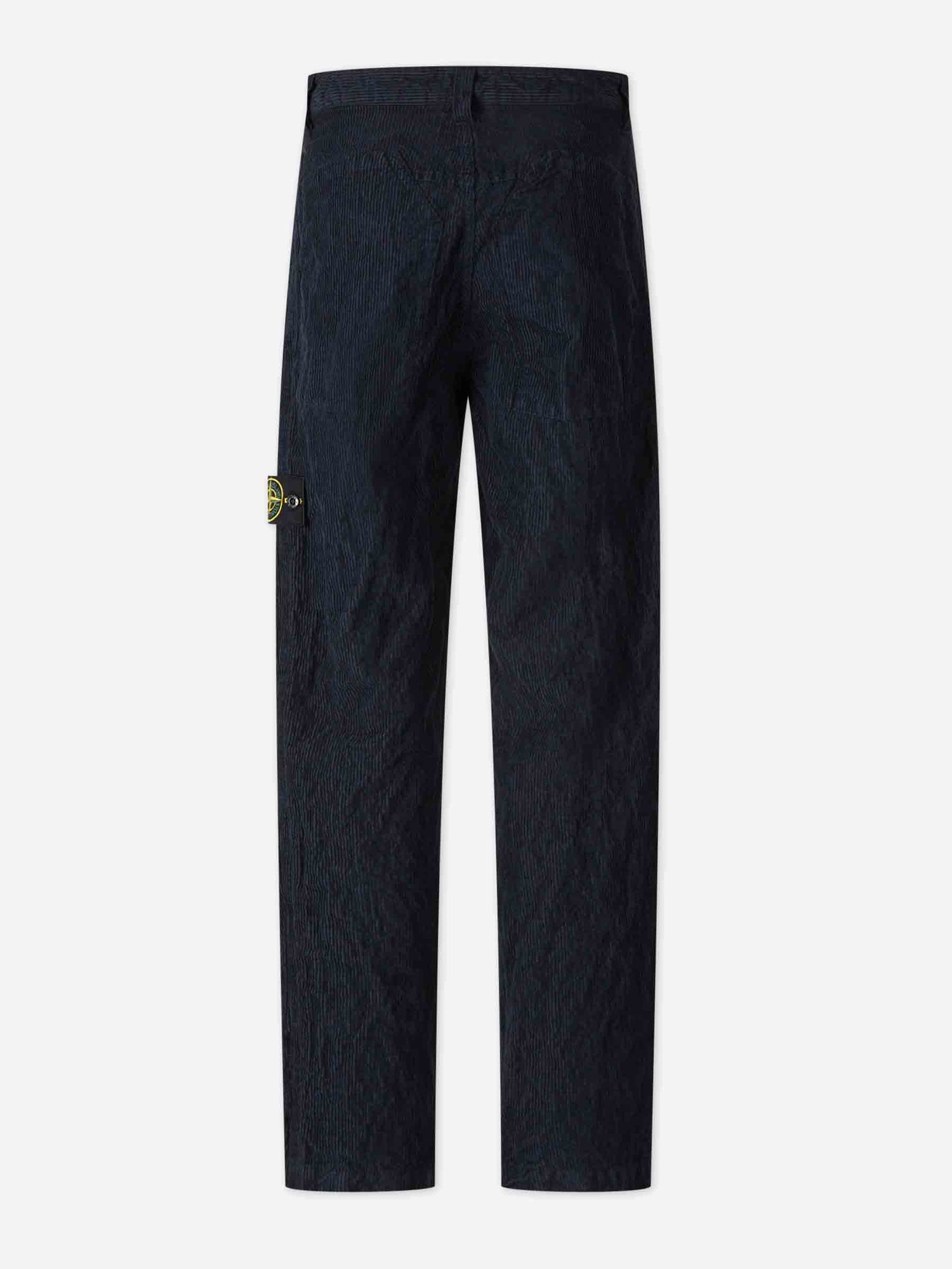 Outlet online Stone Island Hombre Pantalones Pana Rectos color Azul Noche sku 521-003385 01 - Foto 3