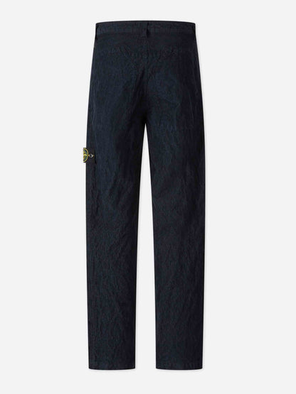Outlet online Stone Island Hombre Pantalones Pana Rectos color Azul Noche sku 521-003385 01 - Foto 3