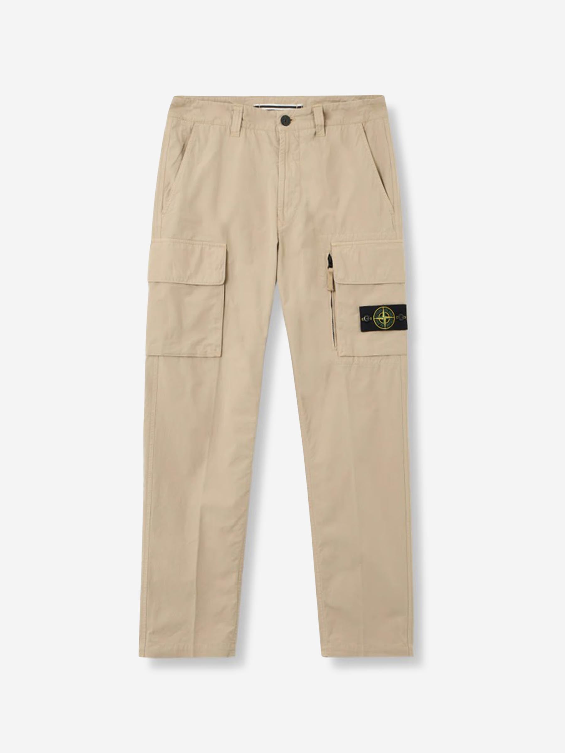 Outlet online Stone Island Hombre Pantalones Cargo Algodón color Camel sku 521-003386 02 - Foto 1