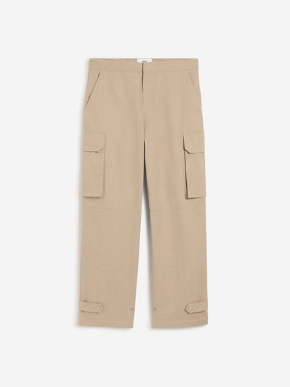 Outlet online Ami Paris Hombre Pantalones Cargo Algodón color Beige sku 521-003413 01 - Foto 1