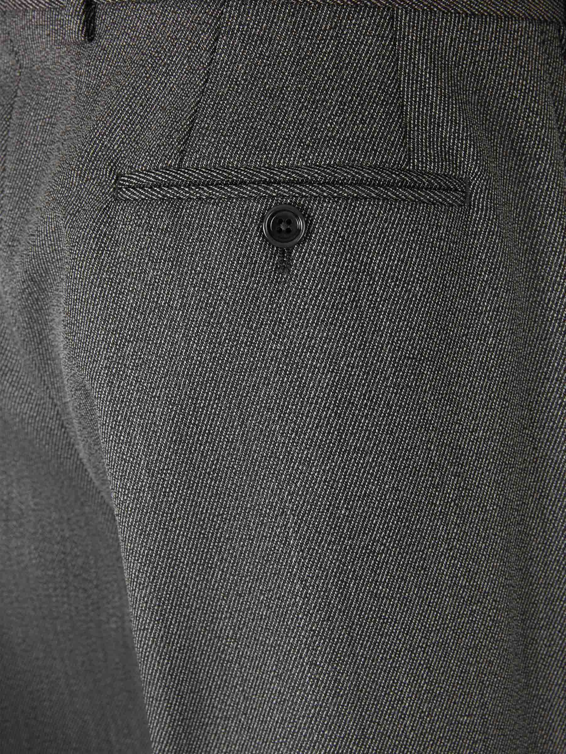Outlet online Lardini Hombre Pantalones Vestir Lana color Marrón Oscuro sku 521-003422 01 - Foto 4