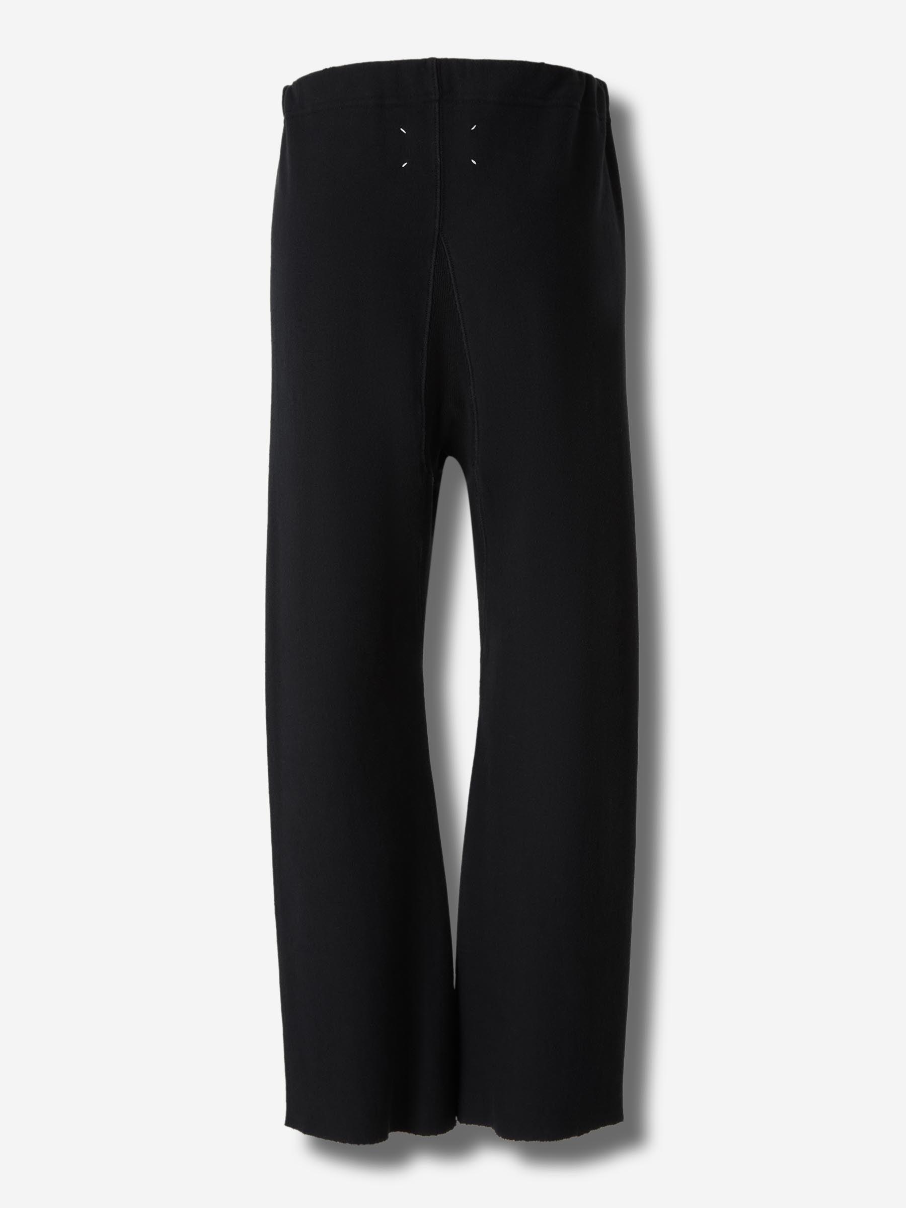 Outlet online Maison Margiela Hombre Joggers Punto Cachemira color Negro sku 521-003439 01 - Foto 3