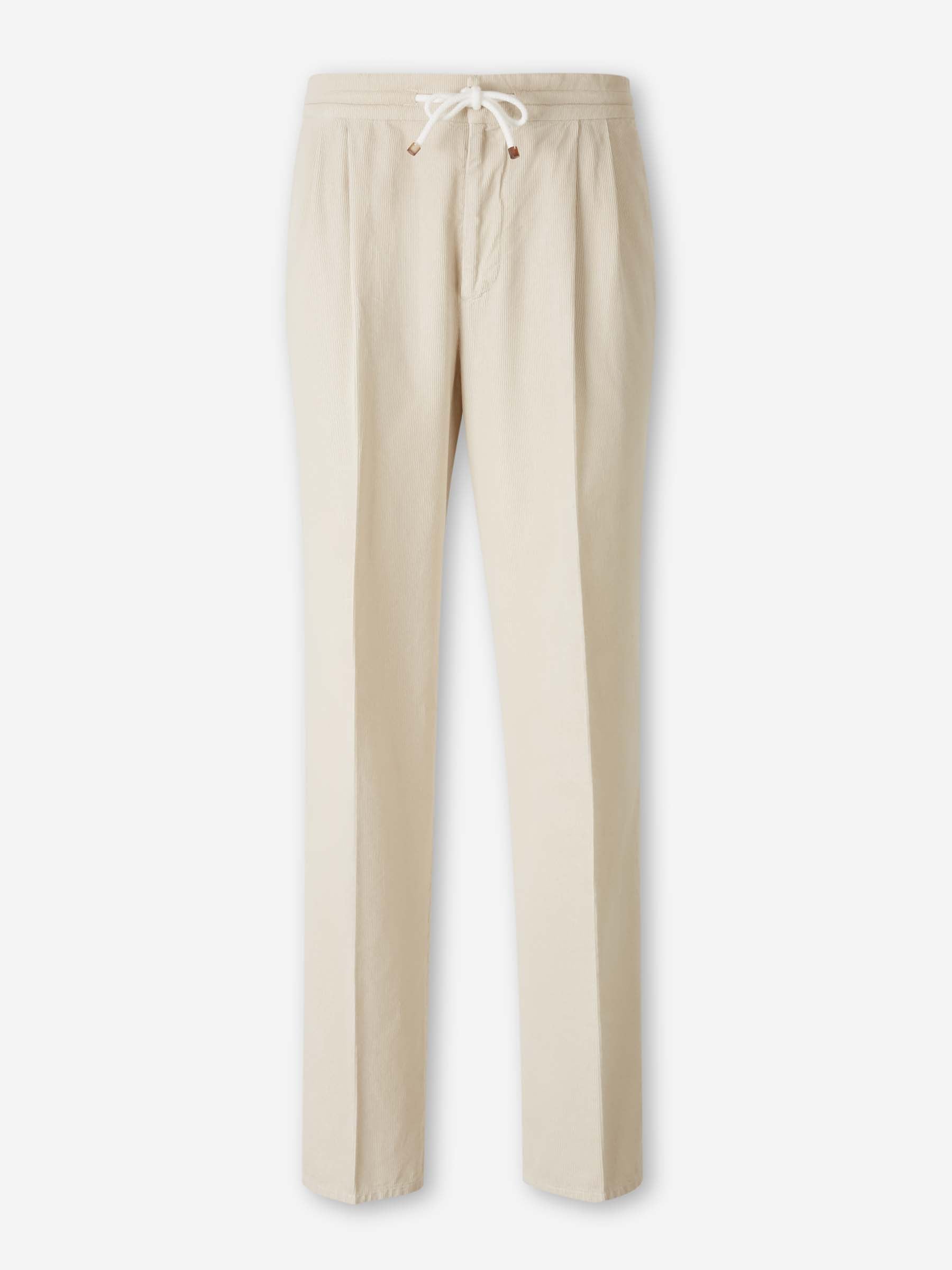 Outlet online Brunello Cucinelli Hombre Pantalones de pana color Beige sku 521-003447 01 - Foto 1