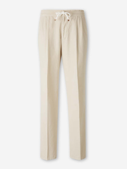 Outlet online Brunello Cucinelli Hombre Pantalones de pana color Beige sku 521-003447 01 - Foto 1