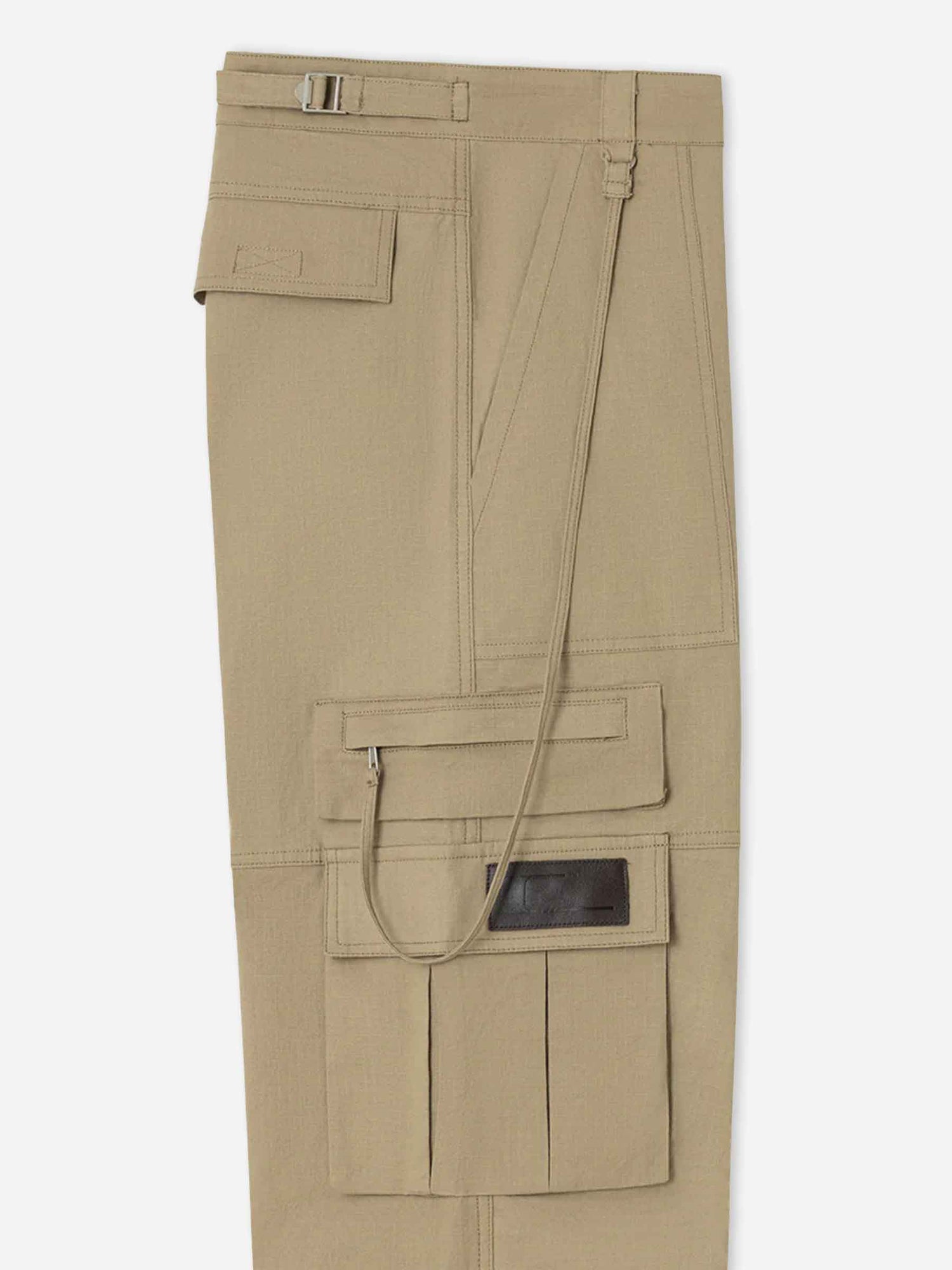 Outlet online Carrer Hombre Pantalones Cargo Ancho color Beige sku 521-003467 01 - Foto 3