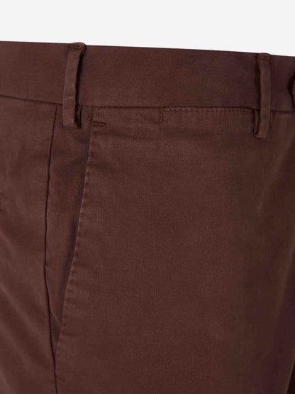 Outlet online PT Torino Hombre Pantalones Chinos Rectos color Burdeos sku 521-003474 07 - Foto 3