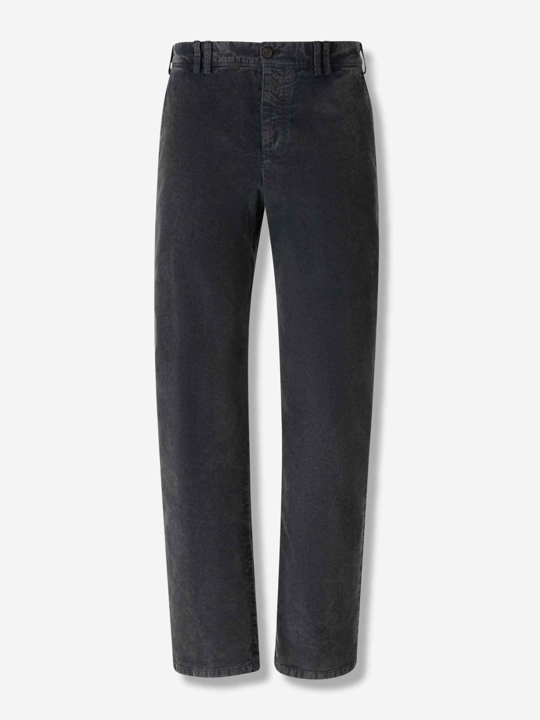Outlet online PT Torino Hombre Pantalones Pana Algodón color Gris Antracita sku 521-003477 03 - Foto 1