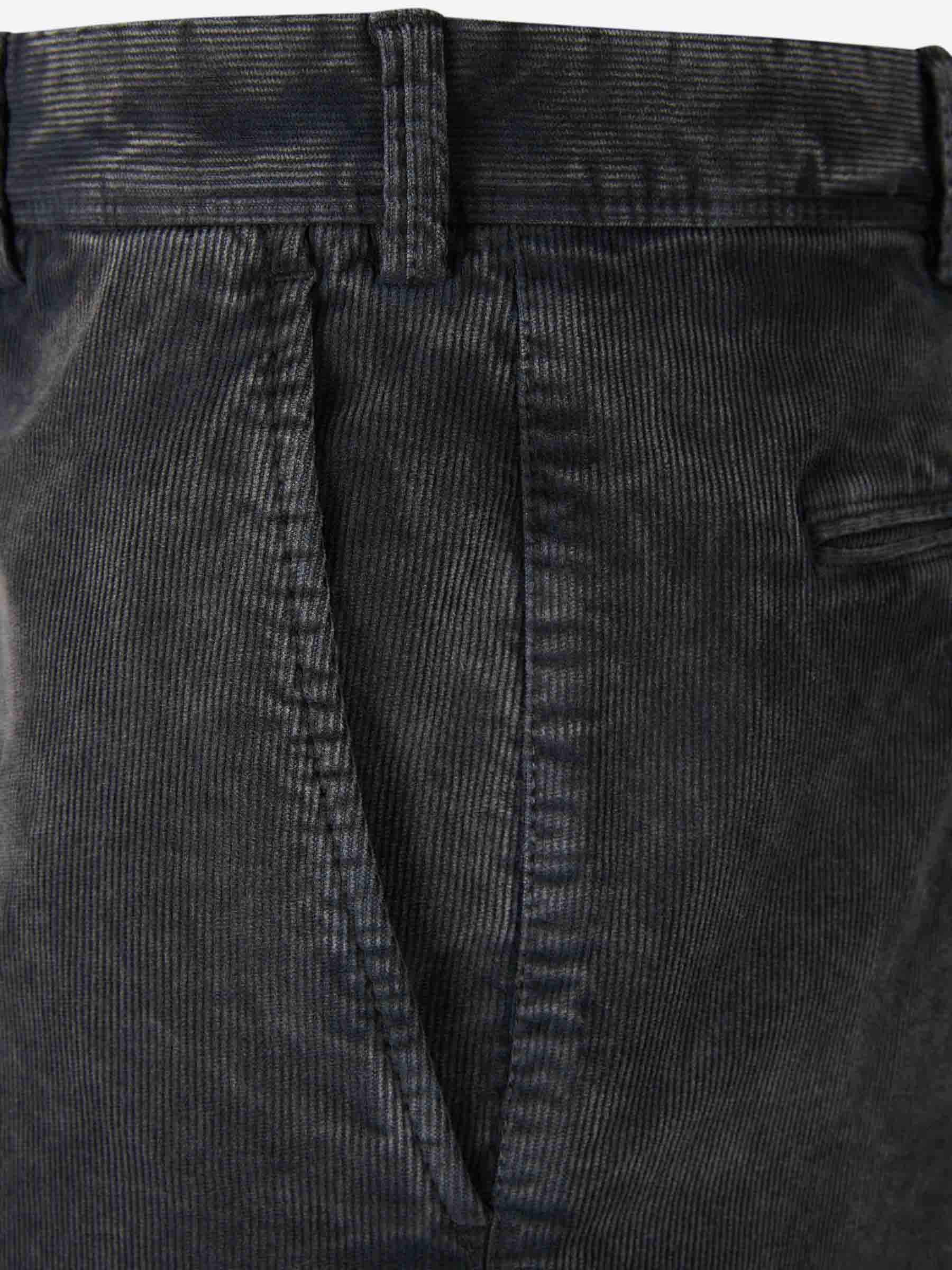 Outlet online PT Torino Hombre Pantalones Pana Algodón color Gris Antracita sku 521-003477 03 - Foto 3