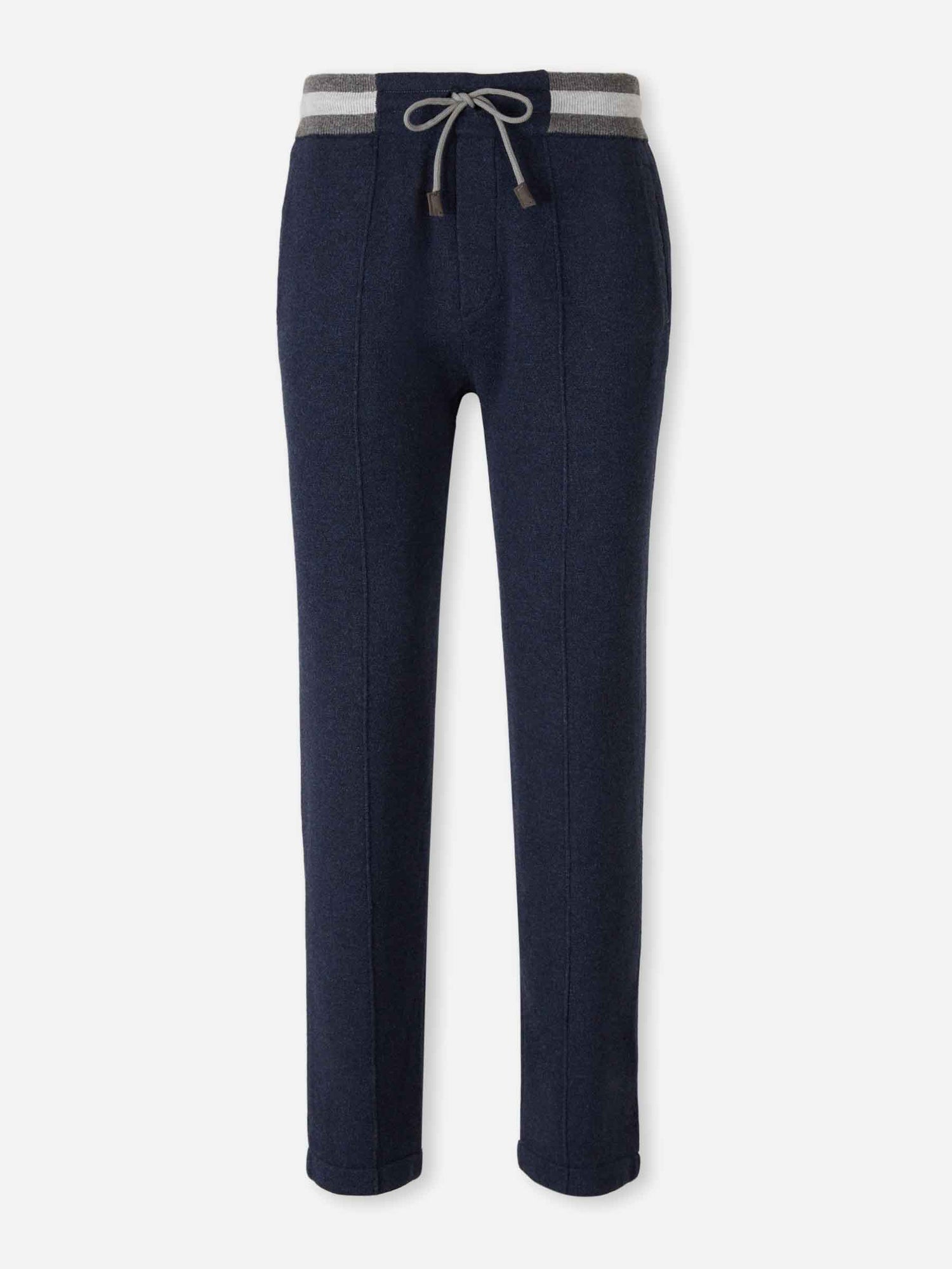 Outlet online Gran Sasso Hombre Joggers Punto Lana color Azul Marino sku 521-003493 02 - Foto 1