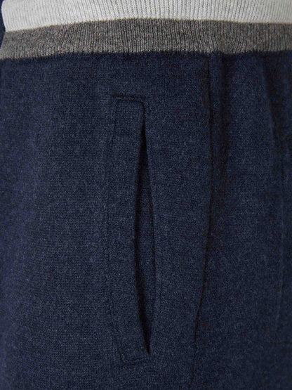 Outlet online Gran Sasso Hombre Joggers Punto Lana color Azul Marino sku 521-003493 02 - Foto 3