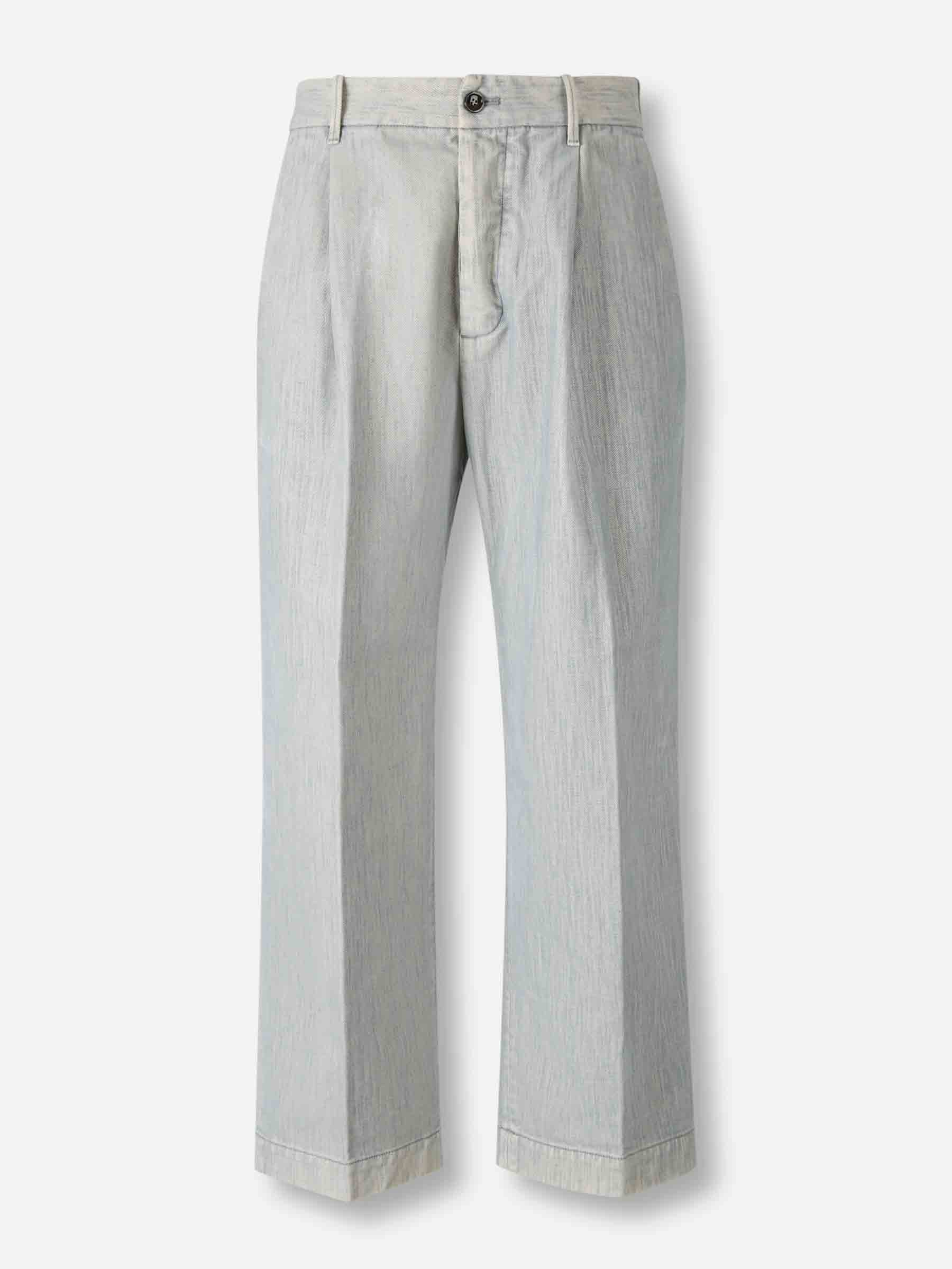 Outlet online Nine in the morning Hombre Pantalones Anchos color Gris Claro sku 521-003500 02 - Foto 1